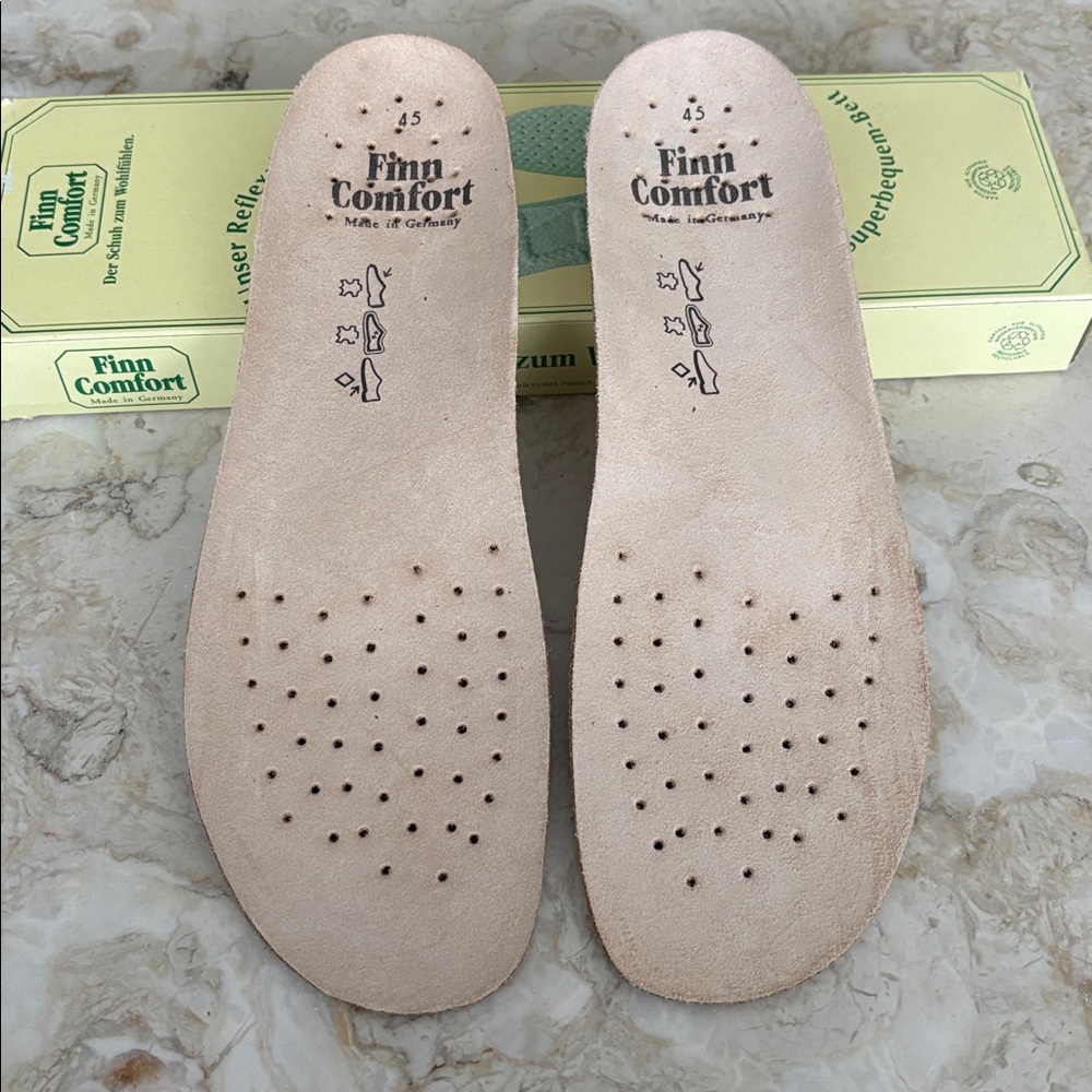 NEW! Finn Comfort Insoles Size 45 | Genuine Cork Footbed | Made in Germany